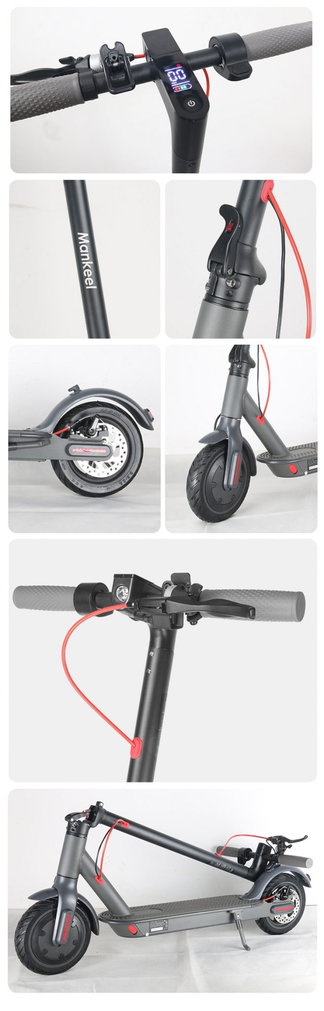 Electric Scooter 7.8Ah 25KM Range 350W Power Sport Foldable With Smart App/LED Display EU/US IN STOCK Fast Shipping