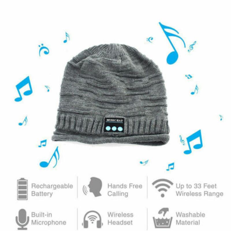 Bluetooth Earphone Music Hat Winter Wireless Headphone Cap Xiaomi With Headset Portable Hat Phone For Mic Sport Headset 9