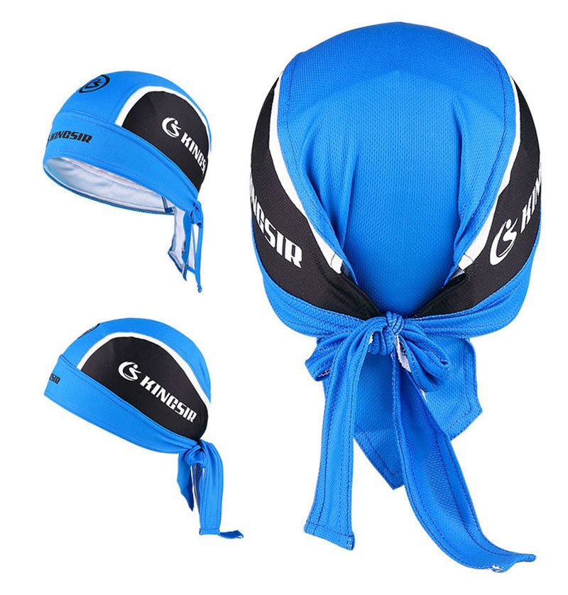 Kingsir Quick Dry Cycling Cap Sun Protection Hiking Riding Head Scarf Breathable Anti-UV Men Bandana Ciclismo Pirate Hat