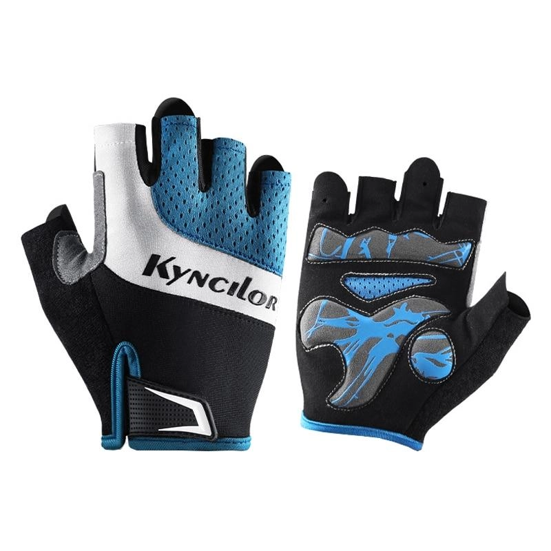 Breathable Cycling Gloves Half Finger Non-slip Outdoor Sports Bicycle Gloves Shock Absorption Road Bike Gloves