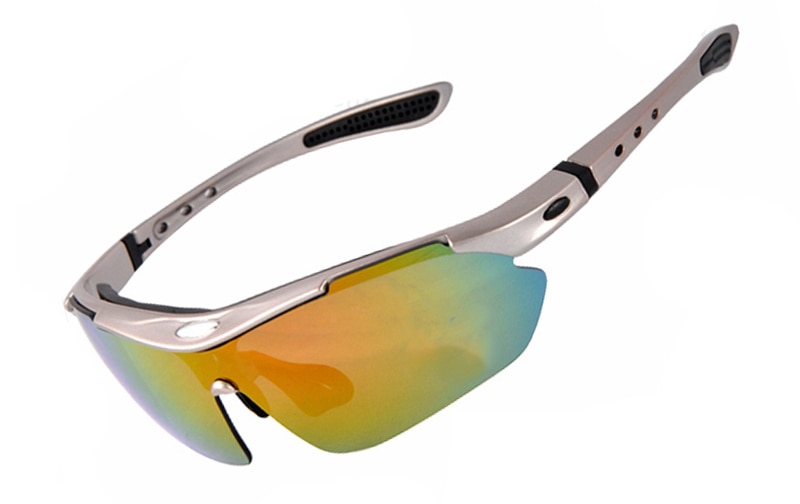 JLETOLI Bicycle Glasses Polarized Cycling Eyewear Outdoor Fishing Sports Sunglasses Bike Goggle 99% UV Protection 5 Lens
