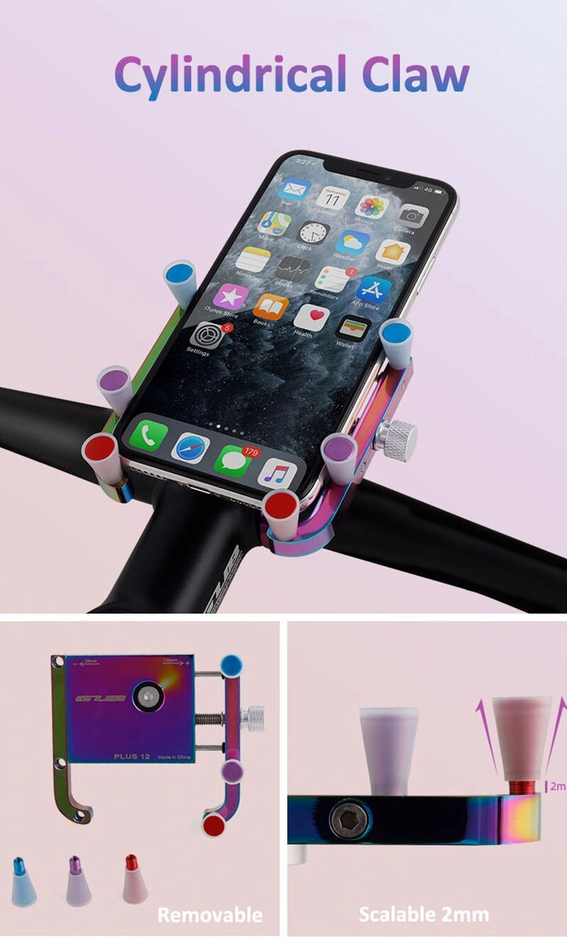 GUB Aluminum Alloy Bike Phone Holder 360 Degree Rotation MTB Phone Stand Adjustable Bicycle Phone Holder Cycling Accessories