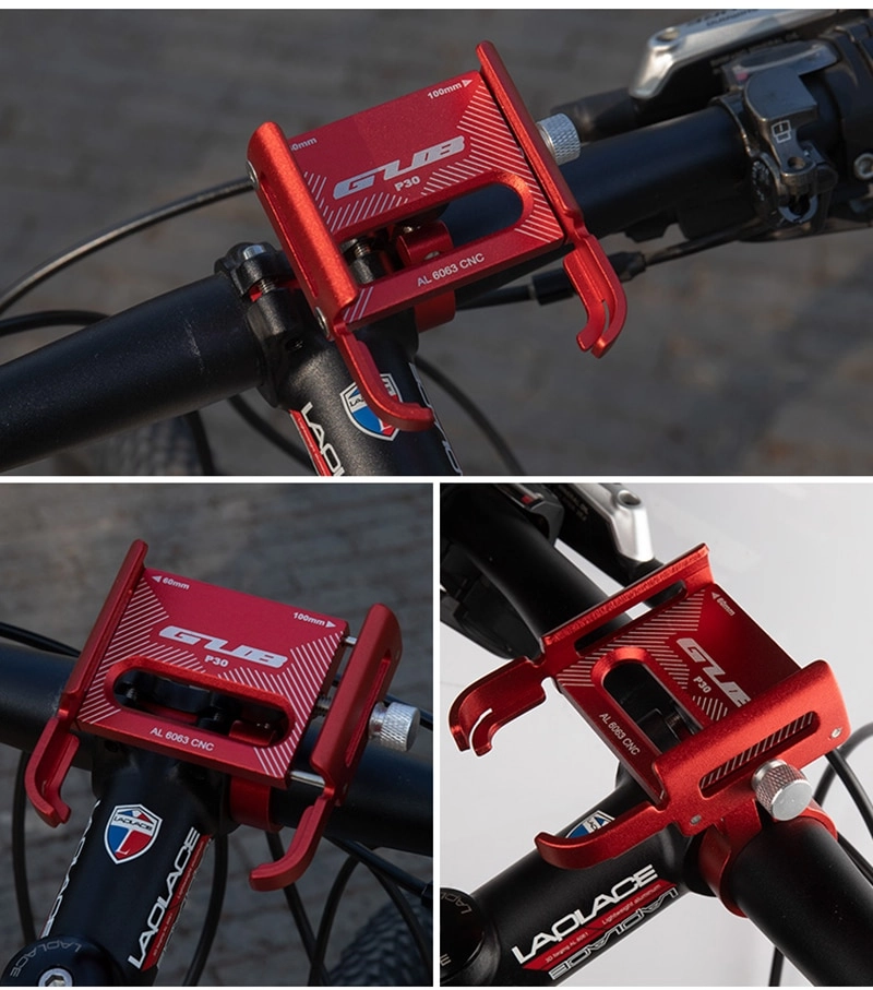 GUB Aluminum Alloy Bike Phone Holder Mtb Accesorios Bicycle Phone Holder Cell Phone Mount for Motorcycle Cycling Phone Holder