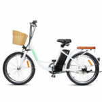 Nakto Electric Bike ELEGANCE City eBike with Basket 22 inch Tire Bikes 36V 10Ah 250W Motor Electric Bicycle (2)