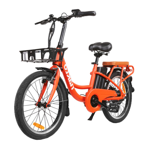 Nakto Electric Bike PONY City eBike with Basket 20 inch Tire Bikes 36V 10Ah 250W Motor Electric Bicycle (2)
