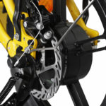 Nakto Electric Bike SKYLARK City eBike 16×2 inch Tire Folding Bikes 36V 10Ah 250W Motor Electric Bicycle – Yellow (2)