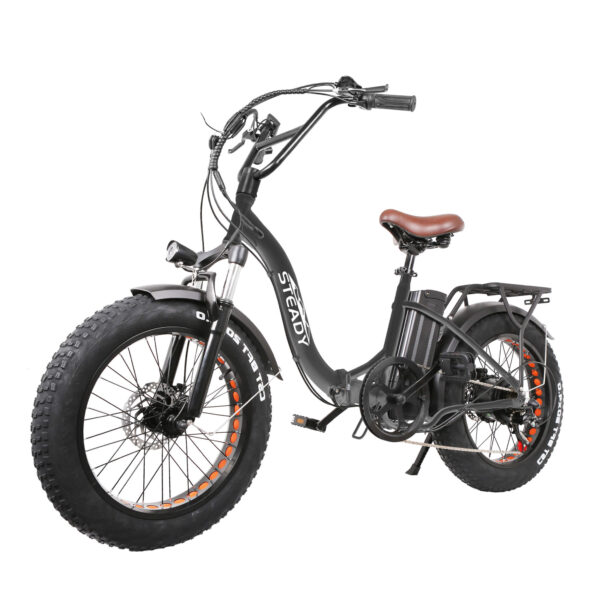 Nakto Electric Bike STEADY eMTB 6 Speed 20×4 inch Folding Fat Tire eBike 48V 10Ah 500W Motor Electric Bicycle (11)