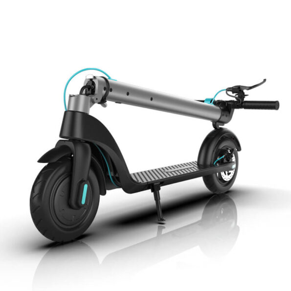 Triple Brakes Portable Escooter 350W 25KM Range 6.4Ah Removable Battery Waterproof Foldable Electric Scooter X7 Main (3)