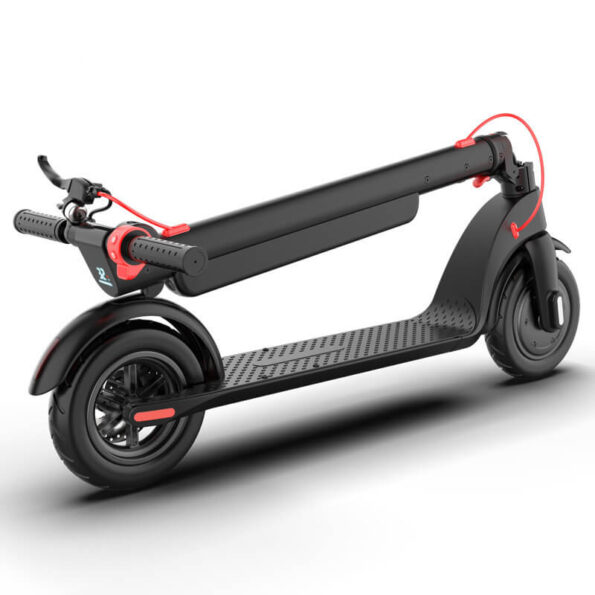 Triple Brakes Waterproof Foldable Escooter 350W 45KM Range 10Ah Removable Battery Portable Electric Scooter X8_Main (2)